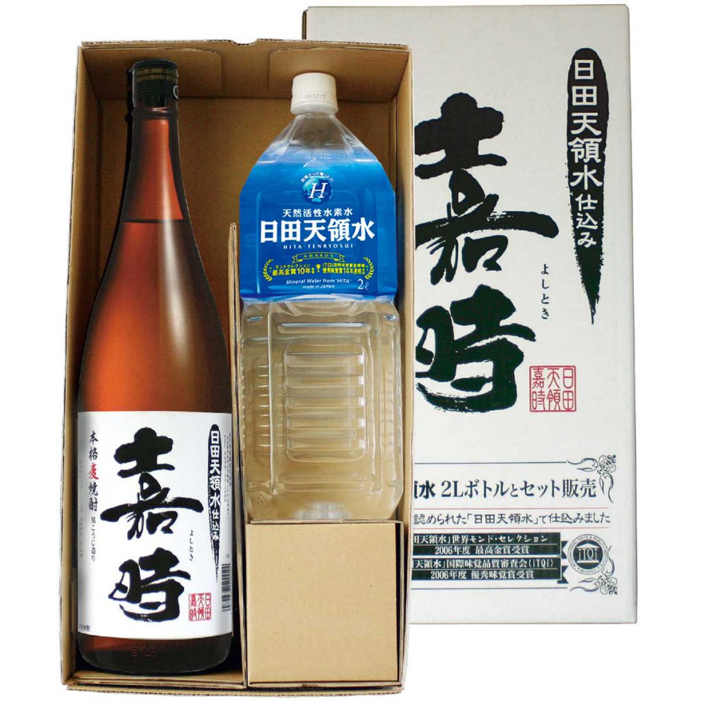 嘉時・日田天領水セット 1.8L | 西の誉銘醸WEBサイト